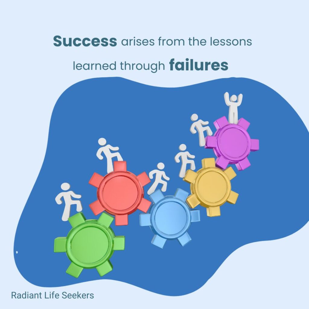 failure shows the way to success