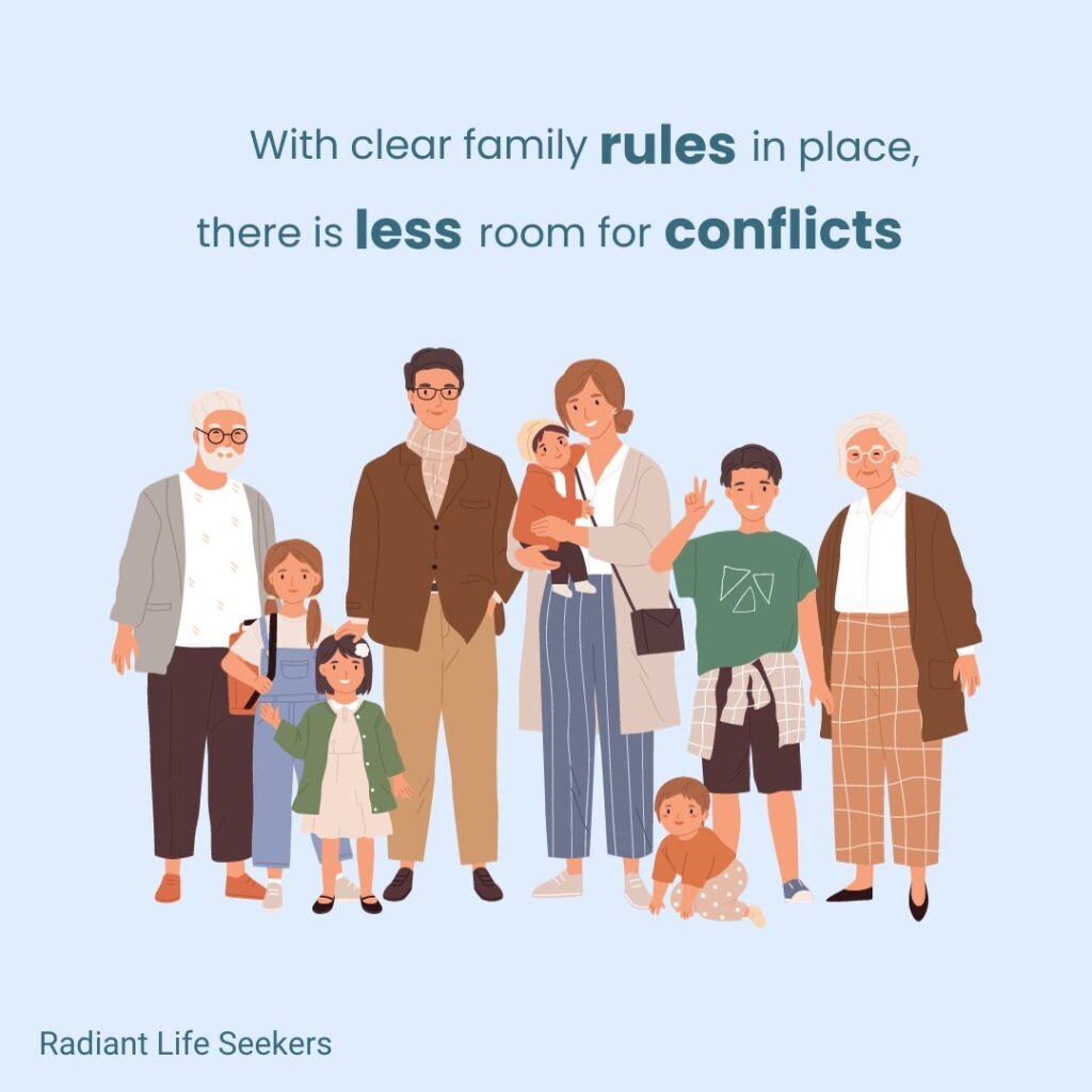 set family rules for happiness