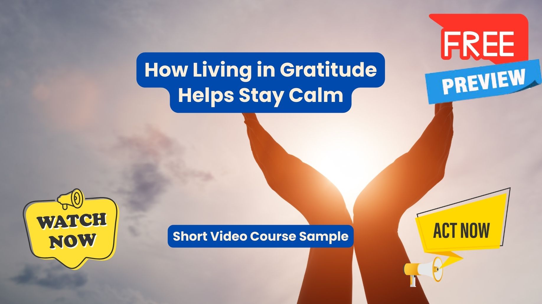 Gratitude helps reduce stress