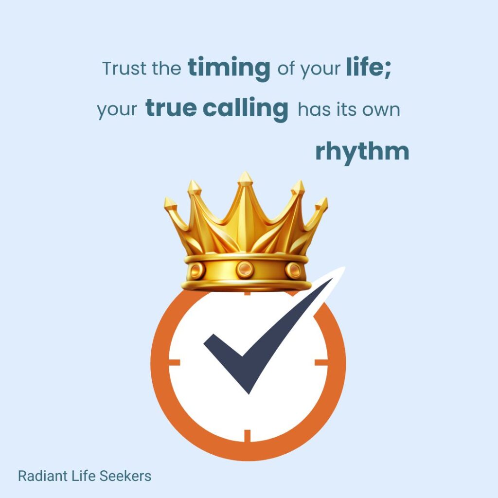 be patient to find true calling